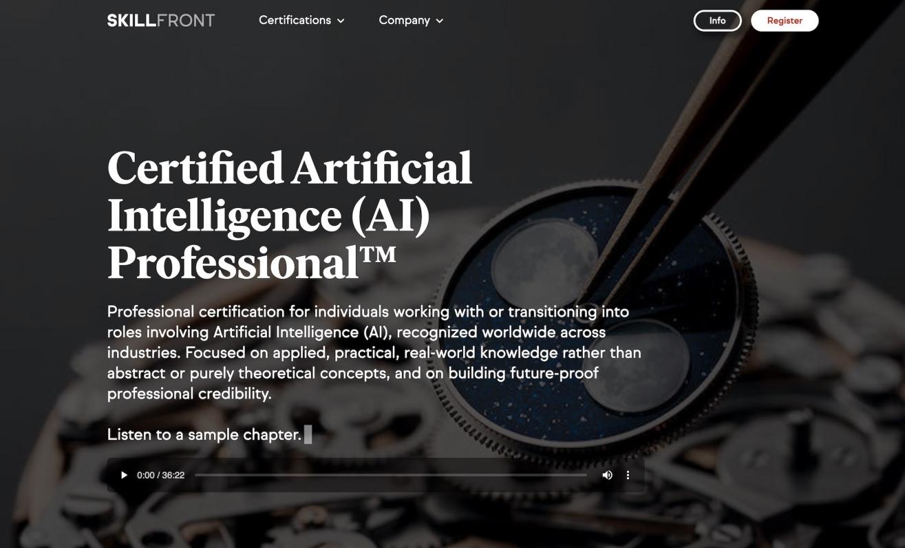 Certified AI Professional - Audiobook Sample