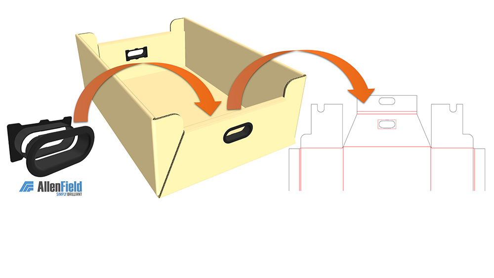 Designers select from a list of Allen Field parts