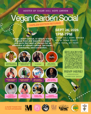 Encore Vegan Garden Social Digital Flyer