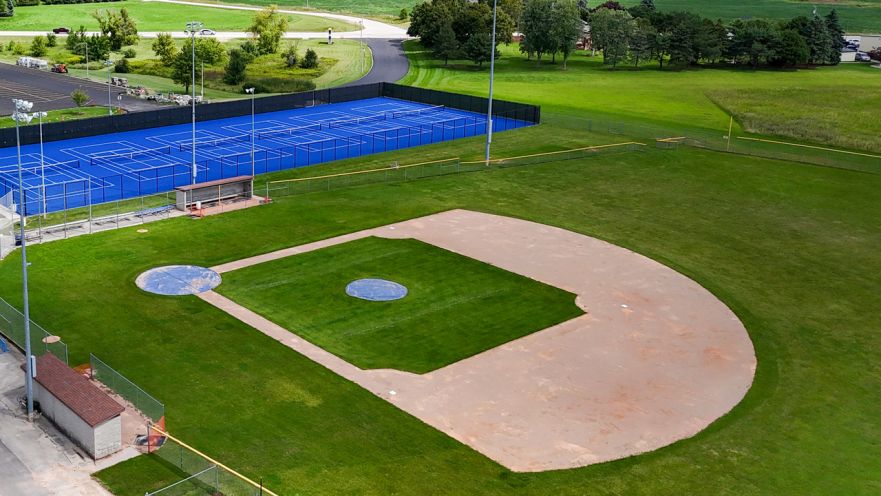 Howards Grove High School Baseball Field W/Keeper