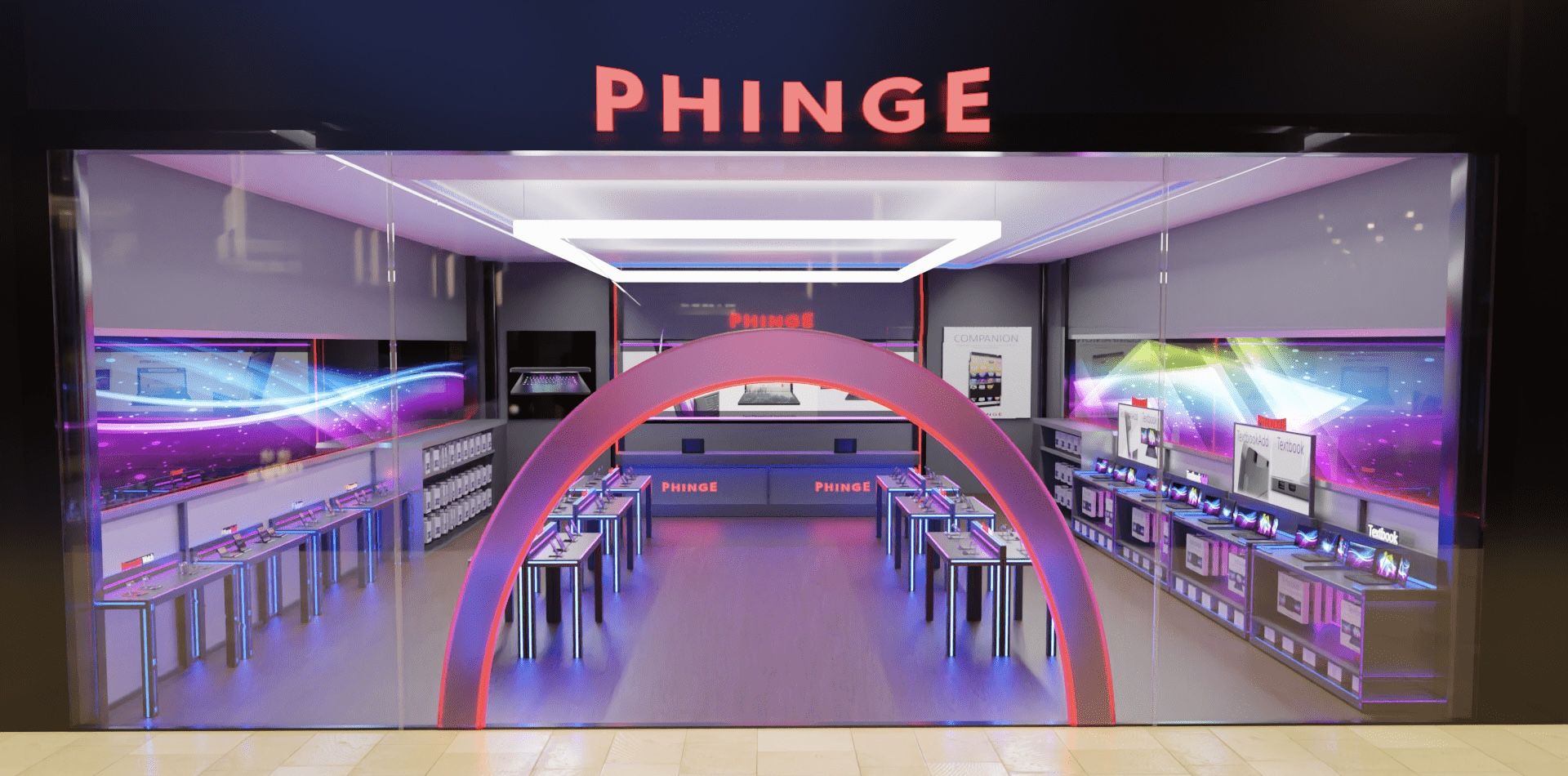 Interactive Stores of Phinge Modular Hardware