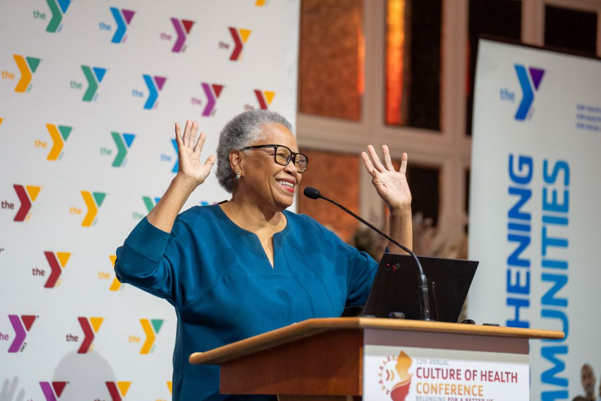 Keynote speaker Dr. Gail Christopher.