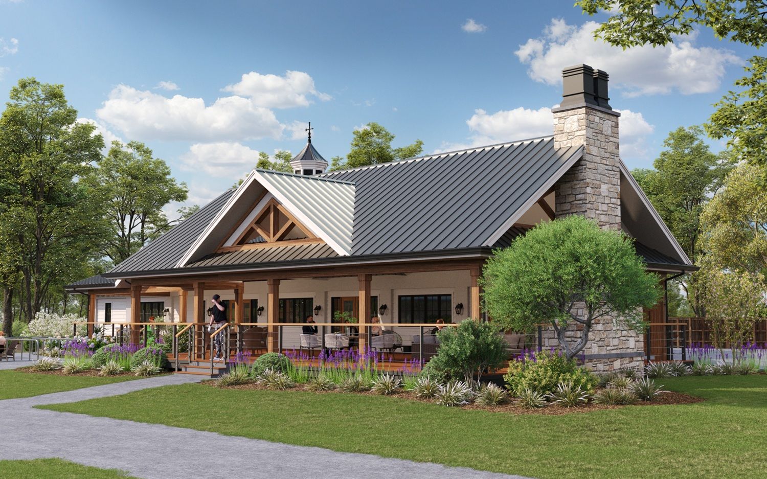 Legacy Clubhouse Deck Will Overlook Lake Lanier