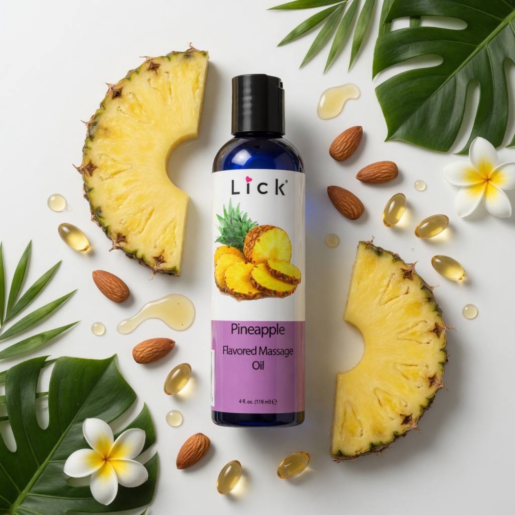 Lick Pineapple Massage Oil Ingredient Story Image