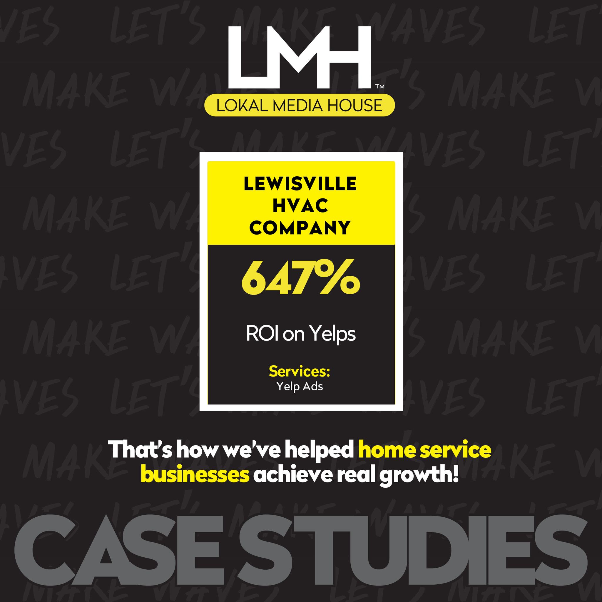 LMH HVAC Client Yelp Case Study