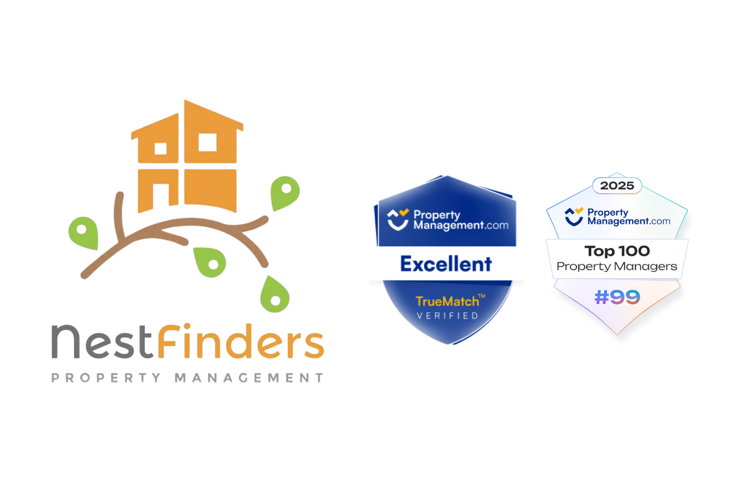 Nest Finders PropertyManagement.com Badges