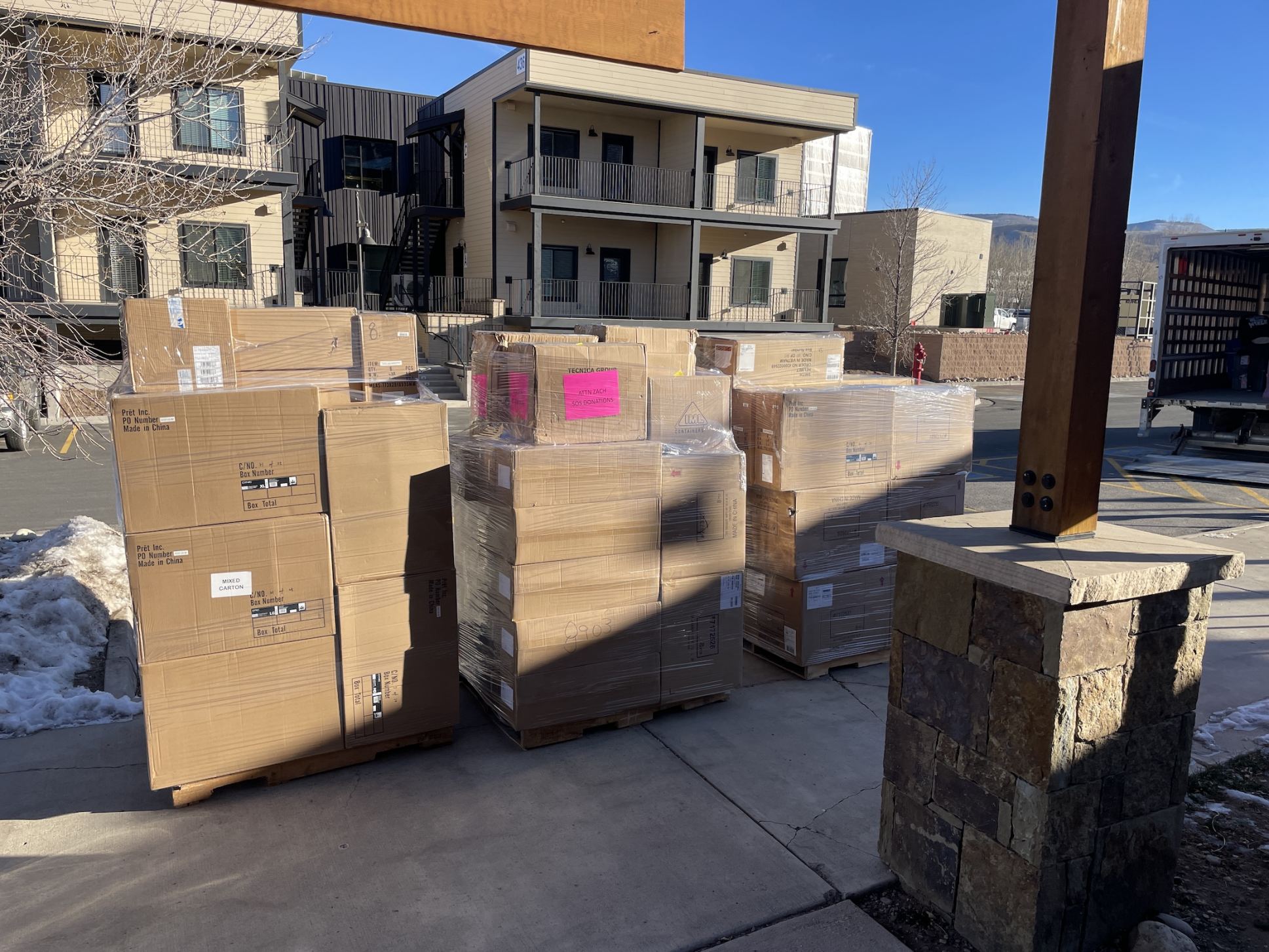 New gear, ready to get kids on snow